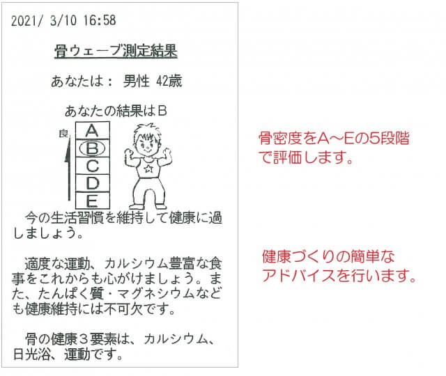 骨ウェーブ ｜取扱機器｜健康イベントサポートします